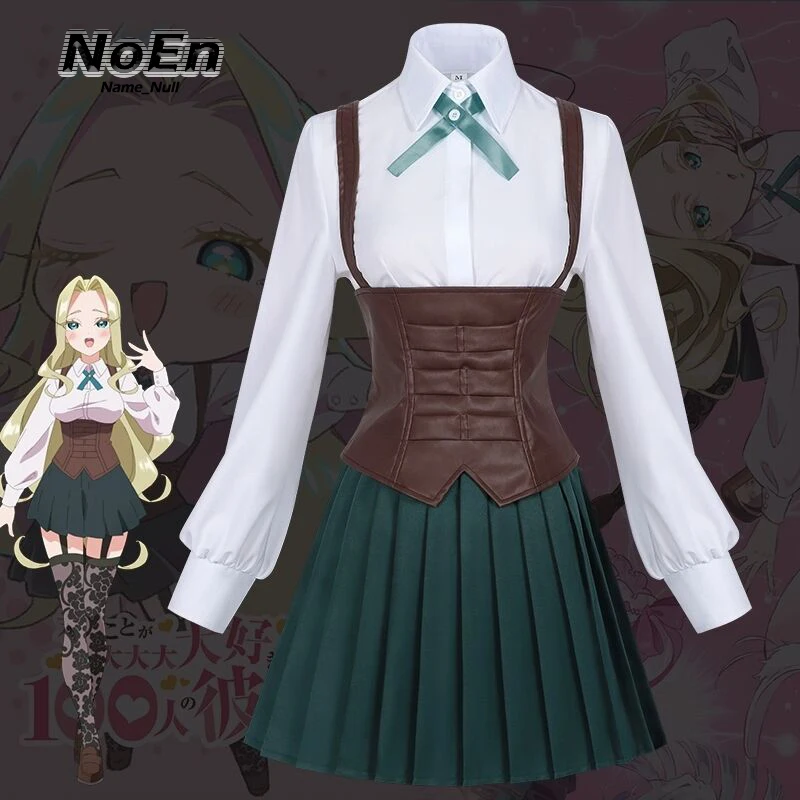 

Super like your 100 girlfriends cosplay beauty, Sugi, beautiful, beautiful, school uniform, JK uniform, full set, Cosplay costum
