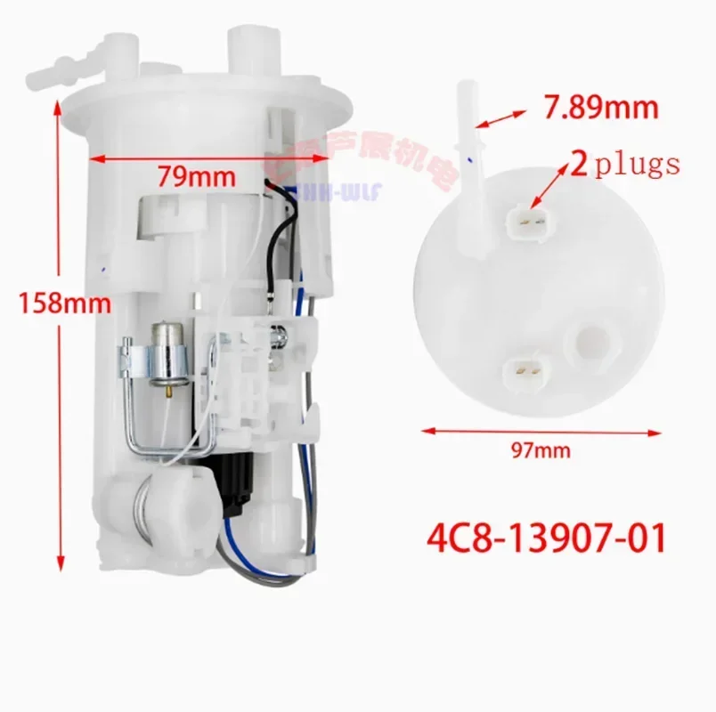 New motocycle Fuel Pump Assembly fit for Yamaha YZF R1 2007-2008 YZF R6 2008-2010 4C8-13907-01-00 Original factory direct sales