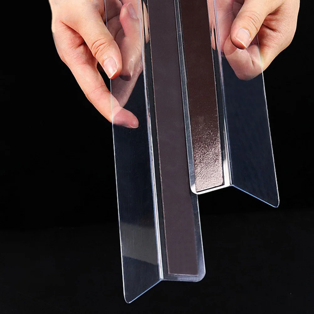 

8Pcs PVC Magnetic Shelf Dividers L Shape Self Dividers for Closet Organization Clear Shelf Separators for Clothes and Wire