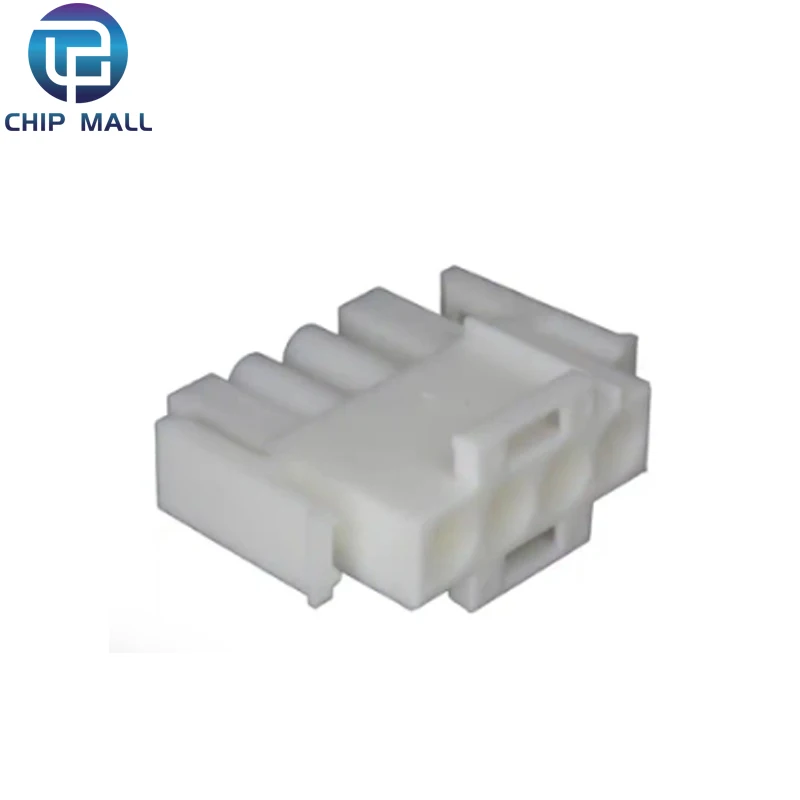 50PCS 350779-1 AMP/TE Connector 4PIN Rubber Case 6.35mm Pitch New From Stock