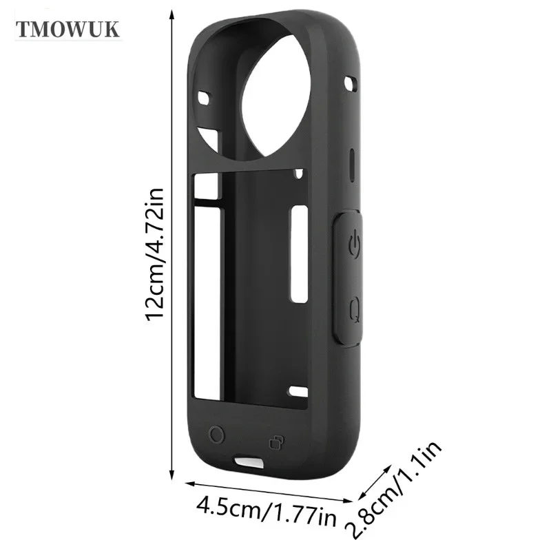 For Insta360 X4 Drop Protection Silicone Skin With Soft Lens Guard