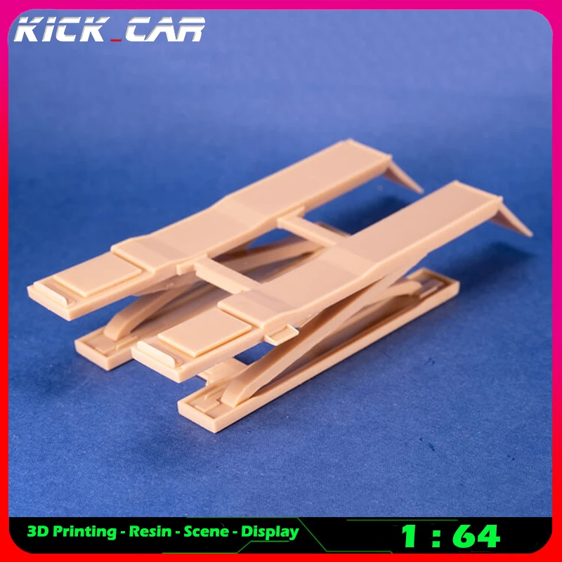 Kickcar 1/64 Motor Repair Machinery Model Car Diorama Uncolored Resin Garage Scene Repair Tools Decoration Simulation Scene Toy