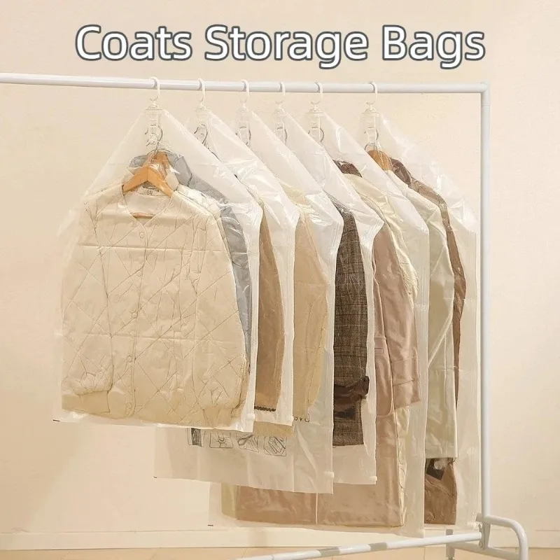 Hanging vacuum suction compression bag, bedroom clothing dust cover, enlarged down jacket, compression storage bag, dust bag