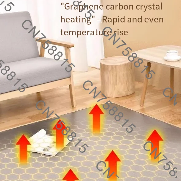 

Yoga studio heating, household, living room, graphene carbon crystal floor heating mat constant temperature