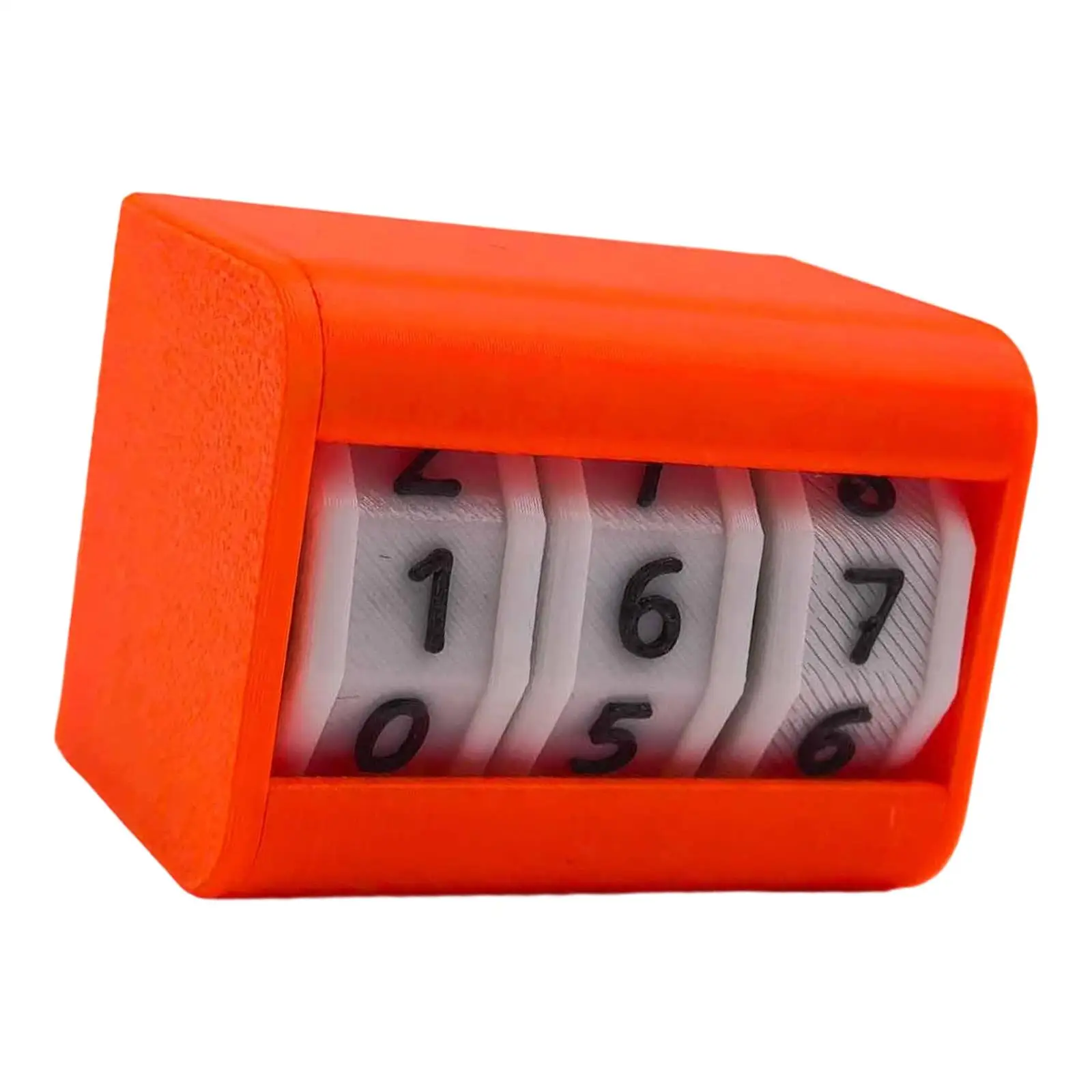 Life Counter Tabletop Counter Exam Timer Device 3 Digit Number Habit Calendar PP Material Suitable for Students Teachers
