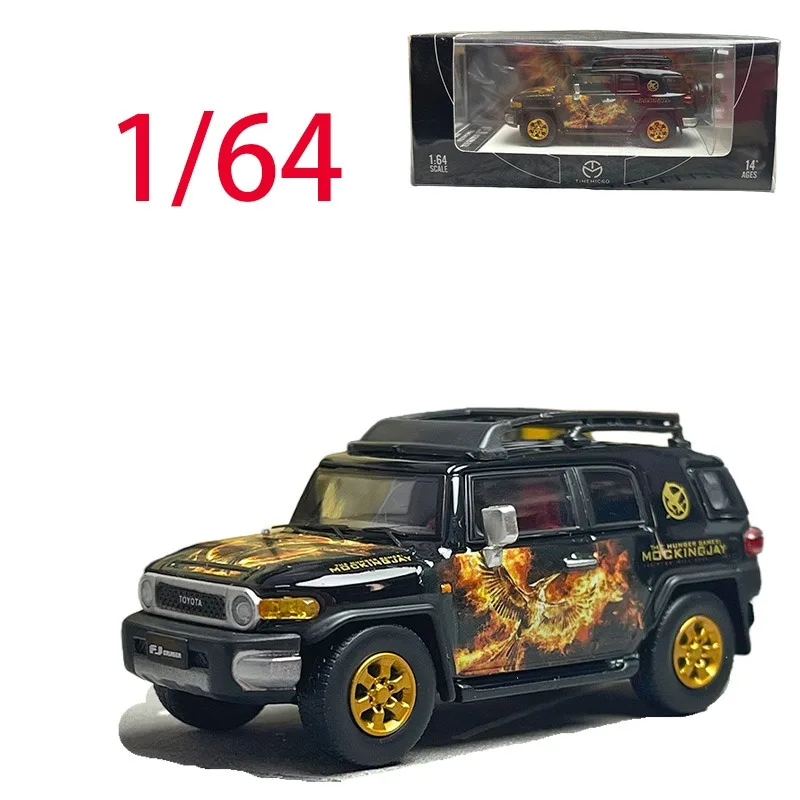 

TIMEMICRO Diecast 1/64 Scale Toyota Alloy Car Model Toyota Land Cruiser FJ Play Vehicles Toys for Boys Original Box Collection