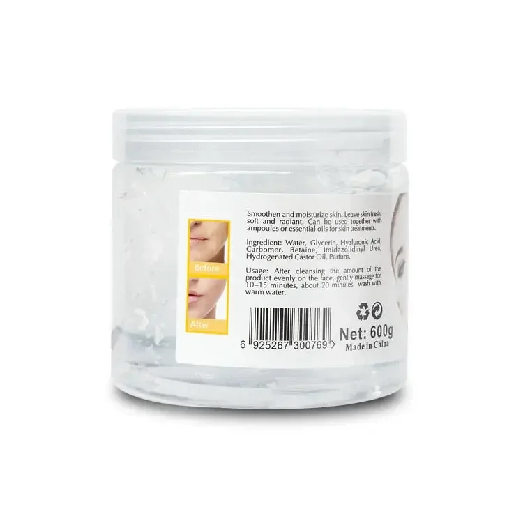 Gel rafraîchissant IPL à ultrasons 600 ml - Gel professionnel de raffermissement et de levage de la peau pour appareils de beauté - Gel conducteur efficace