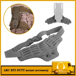 Tactical thigh strap ARC RTI DUTY mount base QLS buckle quick pull holster adapter MOLLE functional pouches hunting holster use