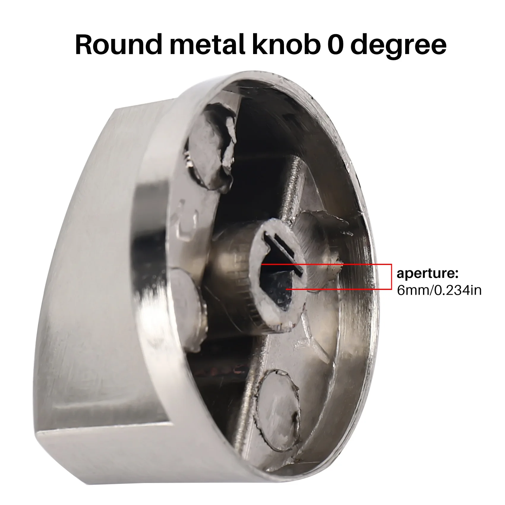 Brushed Metal Gas Stove Knobs Cooker Control Switch Range Oven Knobs Cooktop Burner Knob Gas Hob Switch Kitchen Replacement A