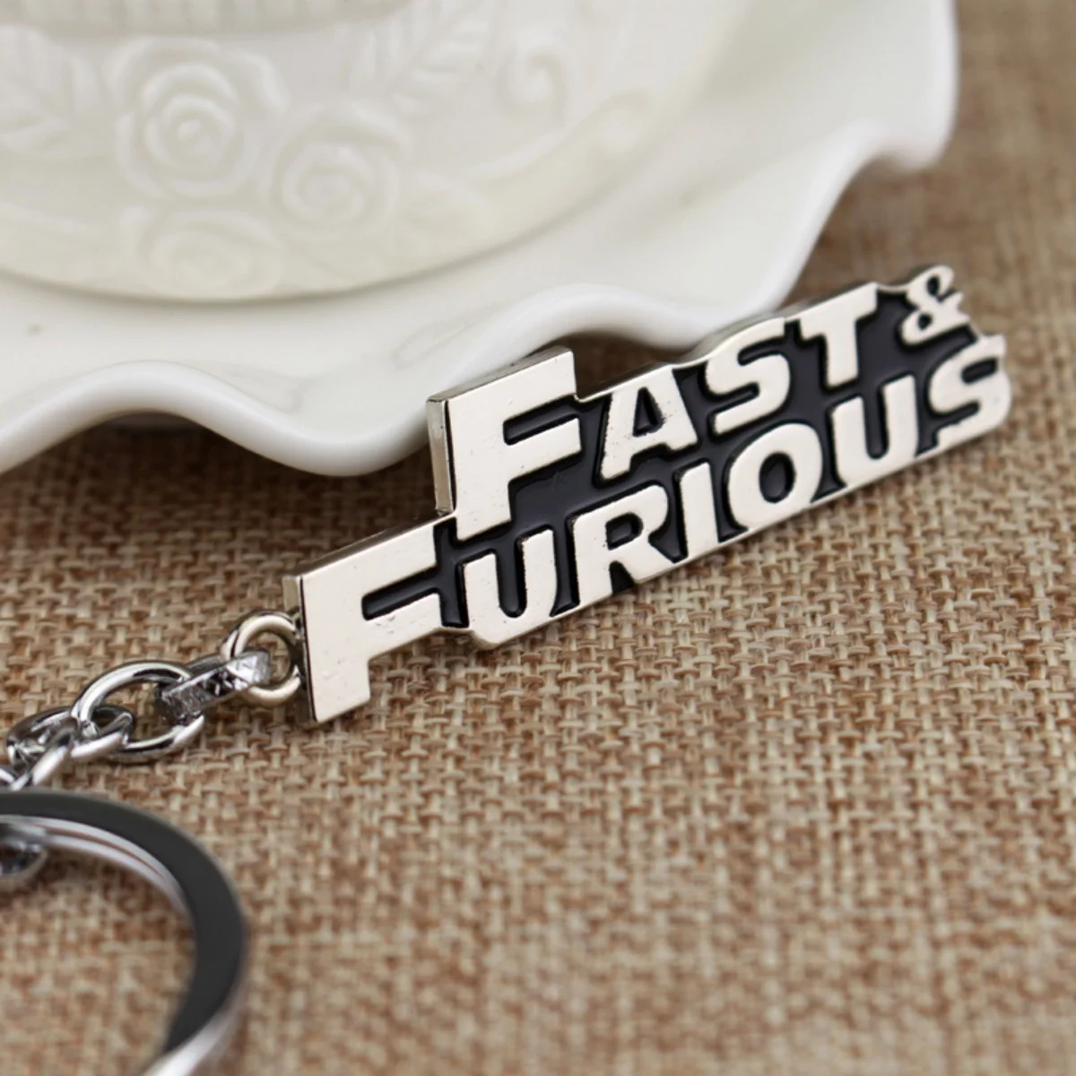 Fast and Furious Keychain Letter Text Pendent Metal Keyring Gift For Man Woman Chaveiro Accessory Jewelry Gift view 6