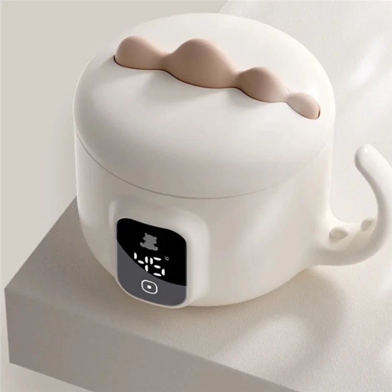 B64B-детский изолированный ланч-бокс, портативный беспроводной бытовой электрический контейнер для еды, сохраняющий тепло для 12-часовой миски для детского питания