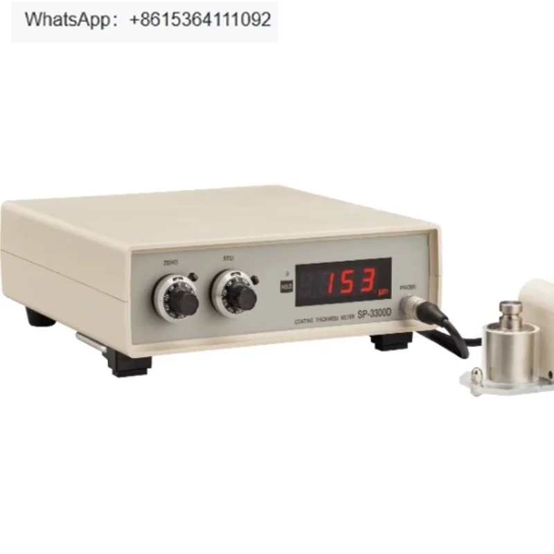 

Japan SP-3300D wire mesh process electromagnetic film thickness meter contact probe digital coating