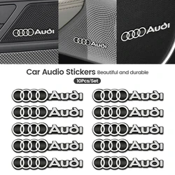car audio decorate 3D Aluminum Badge Emblem Sticker For Audi A1 A3 A4 B8 8P 8V A6 C7 A5 Q5 B7 B6 B9 A7 A8 RS Q3 Q7 Q2 RS3 RS6 RS
