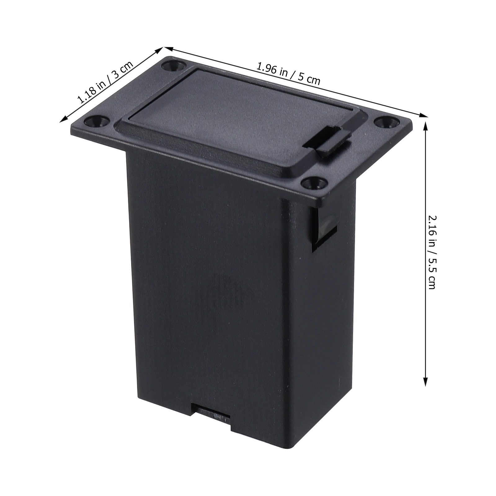 

3 pcs Box For 9V Active Guitar Bass Replacement Compact Durable Holder Without Terminal Screws Use Guitar