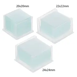 Transparent Square Glass Slides Microscope Coverslips Square Glass Slides For Microscope Optical Instrument Accessories