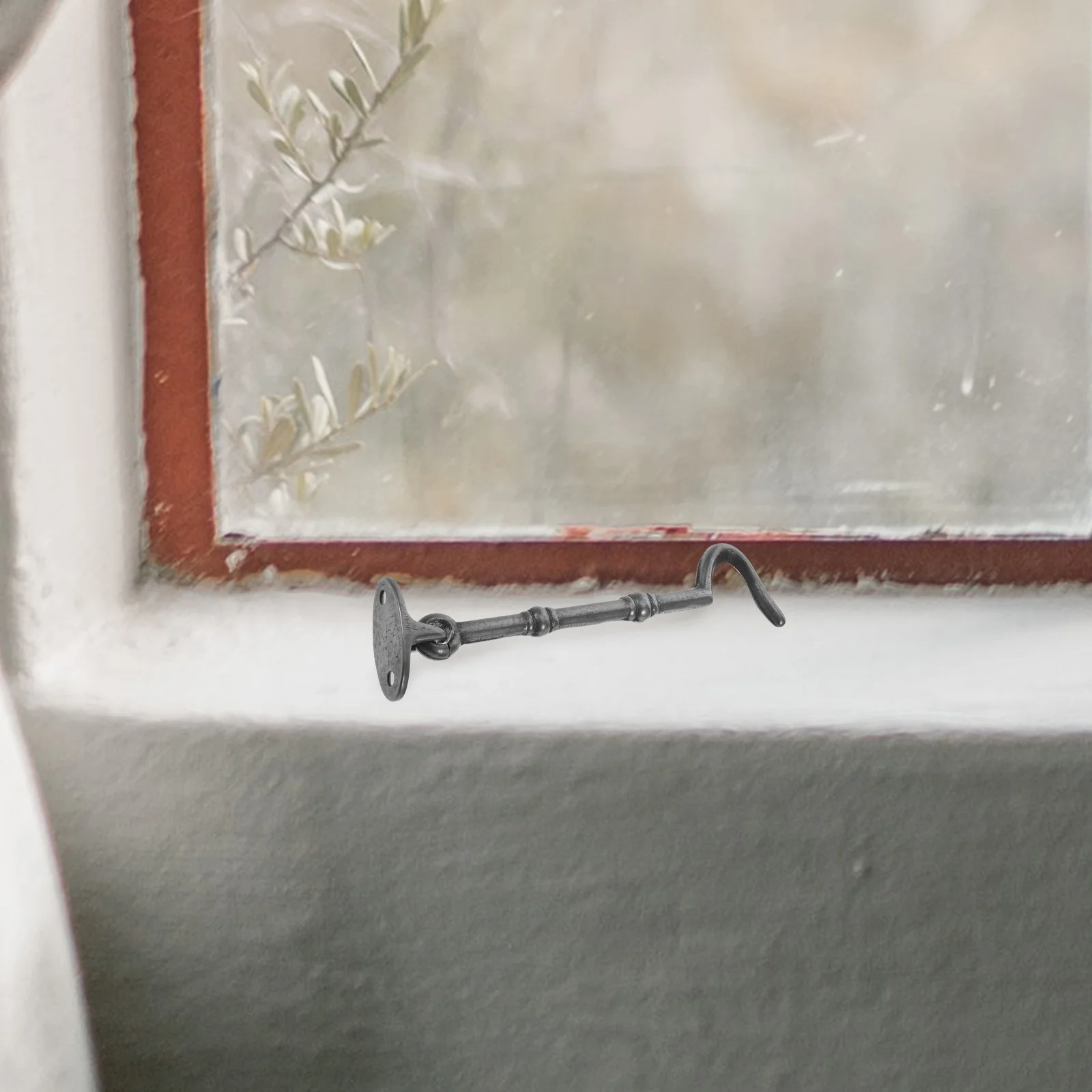 

Door Hooks and Eye Latch Lock Cabin Household Window Replacement Metal Locking Kit