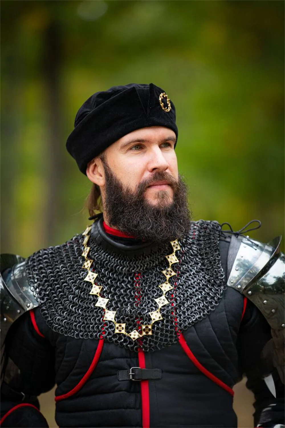 

Средневековая плоская кепка Тюдоров, бархатный благородный костюм эпохи Возрождения, королевский принц, король Генри, костюм, кепка-берет, шляпа для средневековья