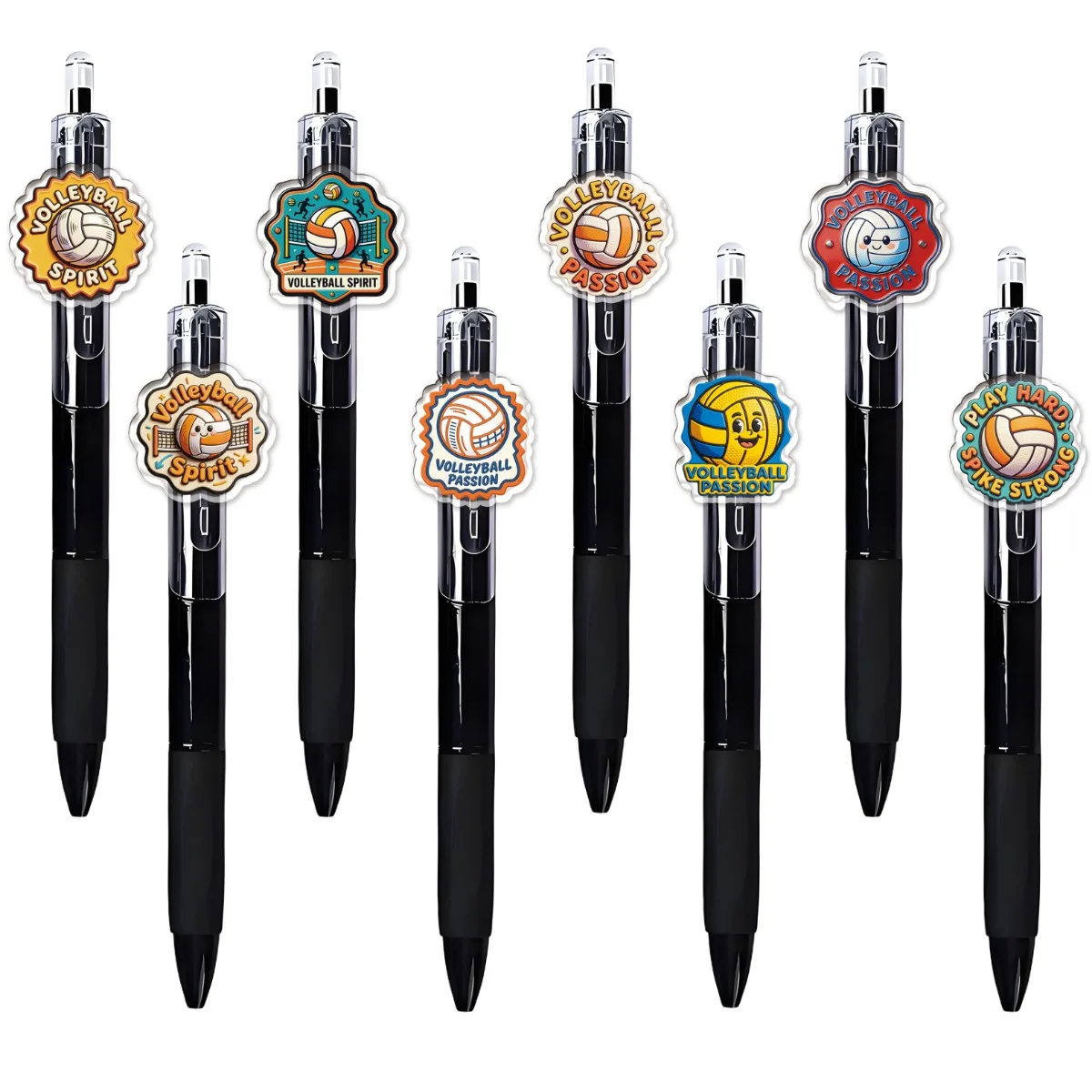 

Набор из 8/16 шариковых ручек с волейбольной тематикой, креативные канцелярские принадлежности, ручки для письма для студентов, идеальный подарок для друзей