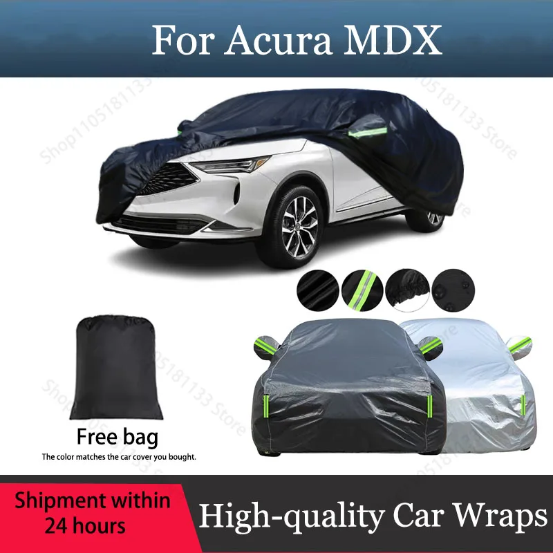 For Acura MDX SUV Car Cover 5-Layer Waterproof Technology All Weather Sun Rain Snow Protection Outdoor