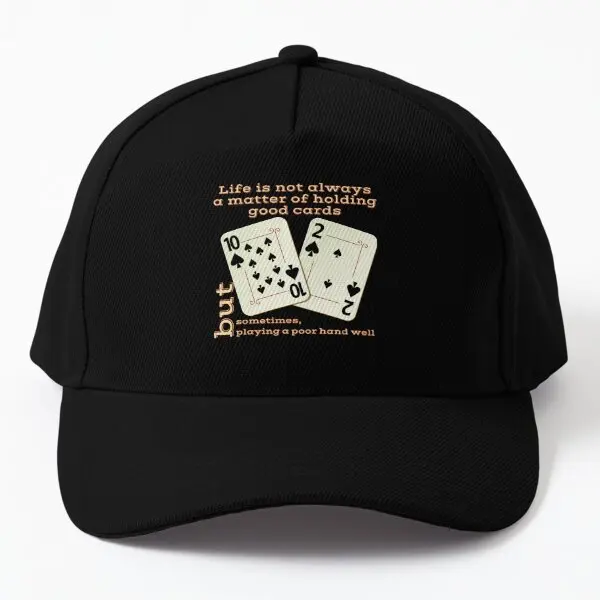 Poker Fan Doyle Brunson 10 2 Texas Ho  Baseball Cap Hat Sport Outdoor Mens Solid Color Printed Summer Spring  Boys Sun Women