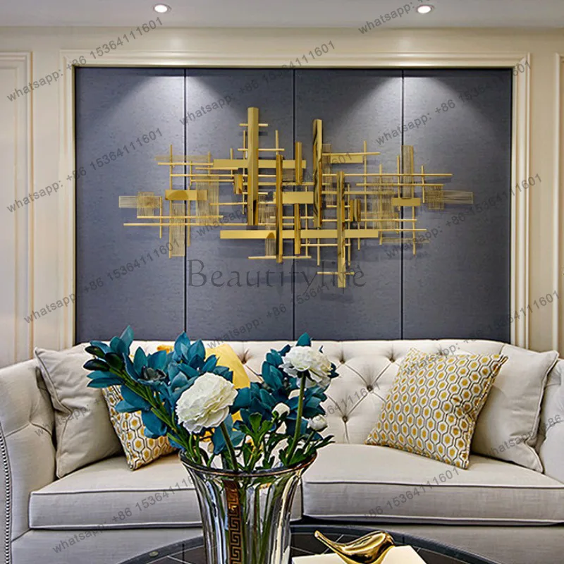 

Простое современное металлическое украшение стены для дома, гостиной, украшение стены оптом