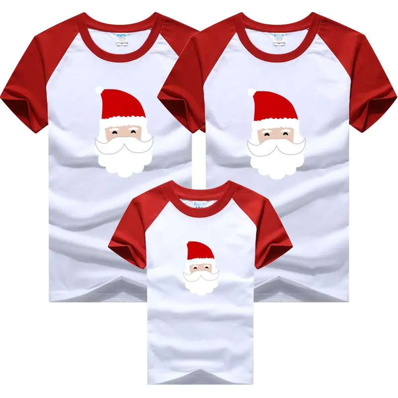 Christmas Family Matching Clothes Mom Dad Son and Daughter Tops Kids Couple Children's Clothes