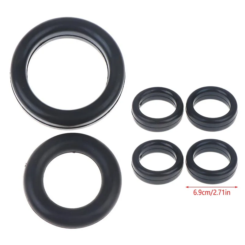 

2/4 шт. уплотнительное кольцо для автомобиля, универсальный глушитель, вешалка для выхлопной трубы, комплект резиновых кронштейнов, опорное кольцо для выхлопной трубы автомобиля