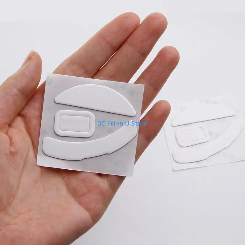 G8TA لـ Deathadder V2 Gaming Mouse Feet Mouse Mouse Skates White Mlides 2 حزم