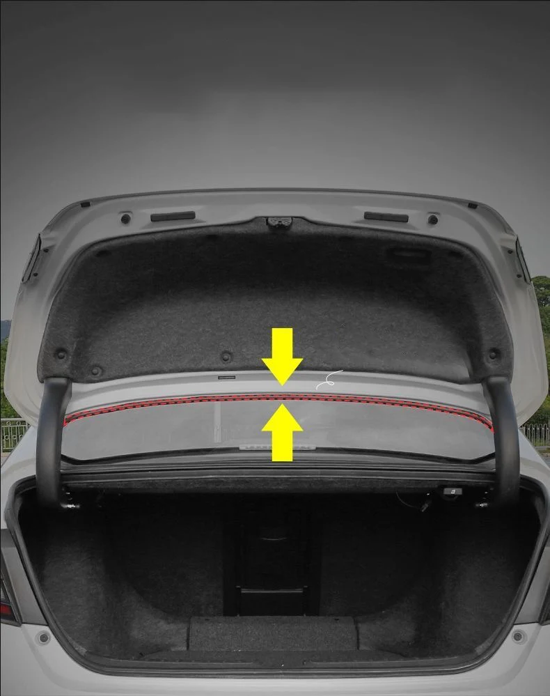 Anti-falling Leaves Car Trunk Sealing Strip Universal Trunk Lid Gap Seal Rubber Strip Dust-proof Accessori For Sedan