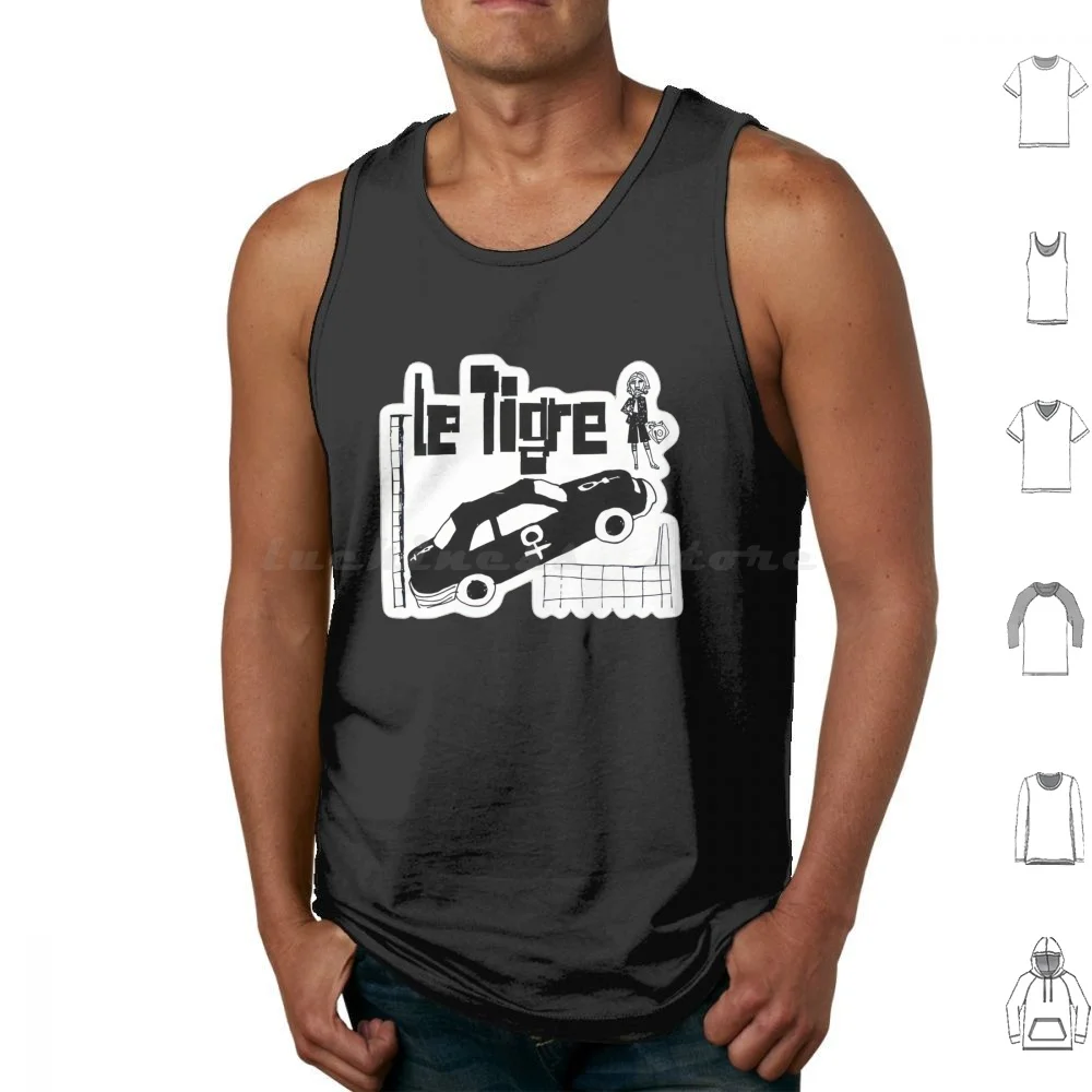 Le Tigre Design Tank Tops Vest Sleeveless Le Tigre Bikini Kill Katleen Hannah Riot Grrrl Feminist Punk Crust Punk Antifa