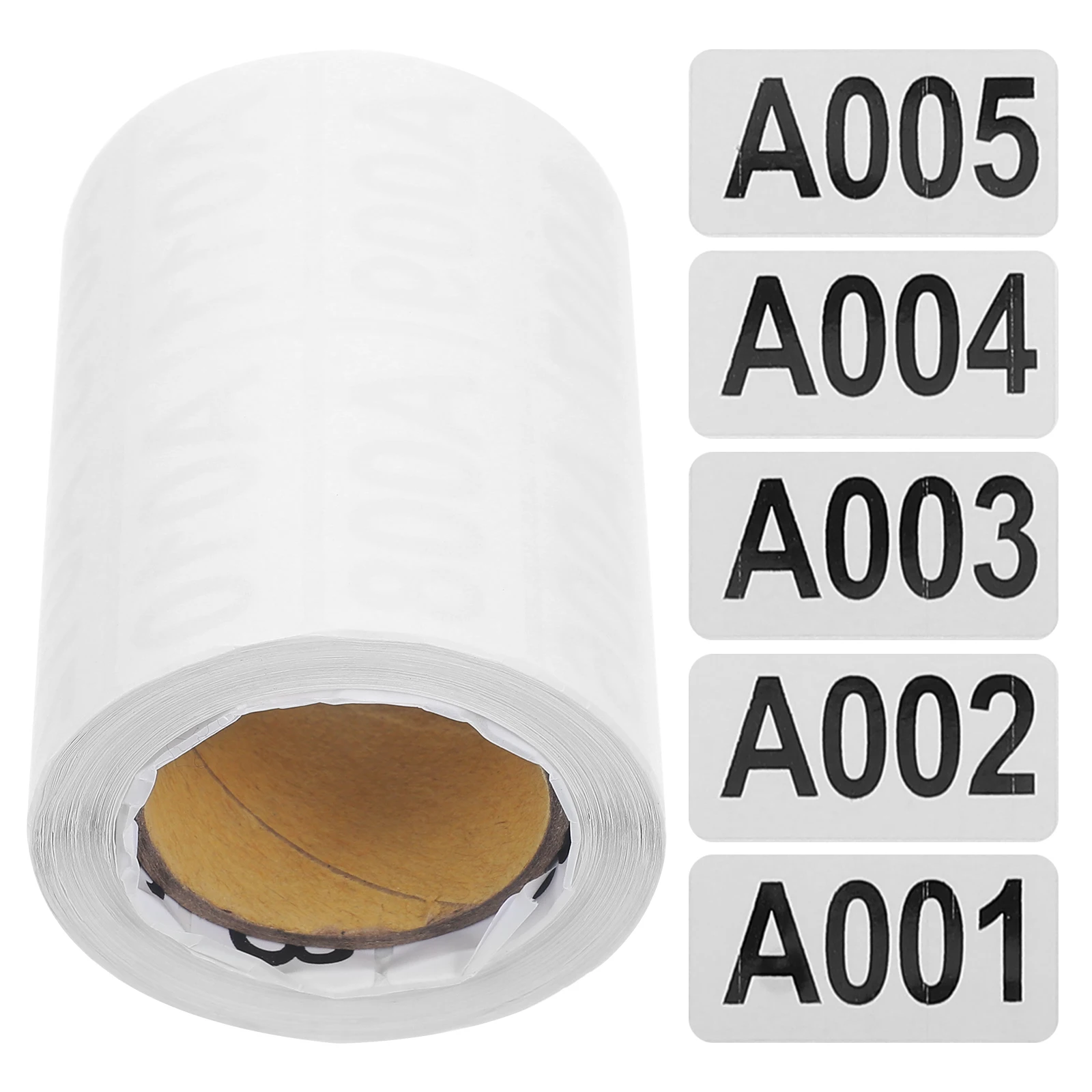 

1 Roll Inventory Number Labels Consecutive Sticker Roll -A999 Small Numbered Decals for Item Categorization Labeling in