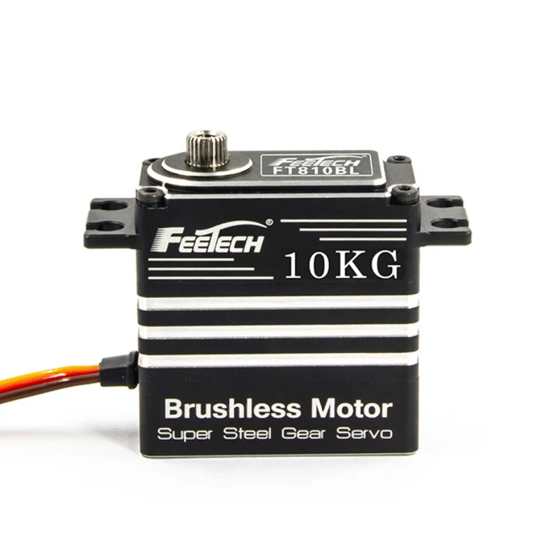 

FT810BL Pwn 7,4 В 10 кг 180 градусов стальной шестерня алюминиевый корпус бесщеточный двигатель цифровой сервопривод для радиоуправляемого дрифта автомобиля лодка игрушечный робот-манипулятор