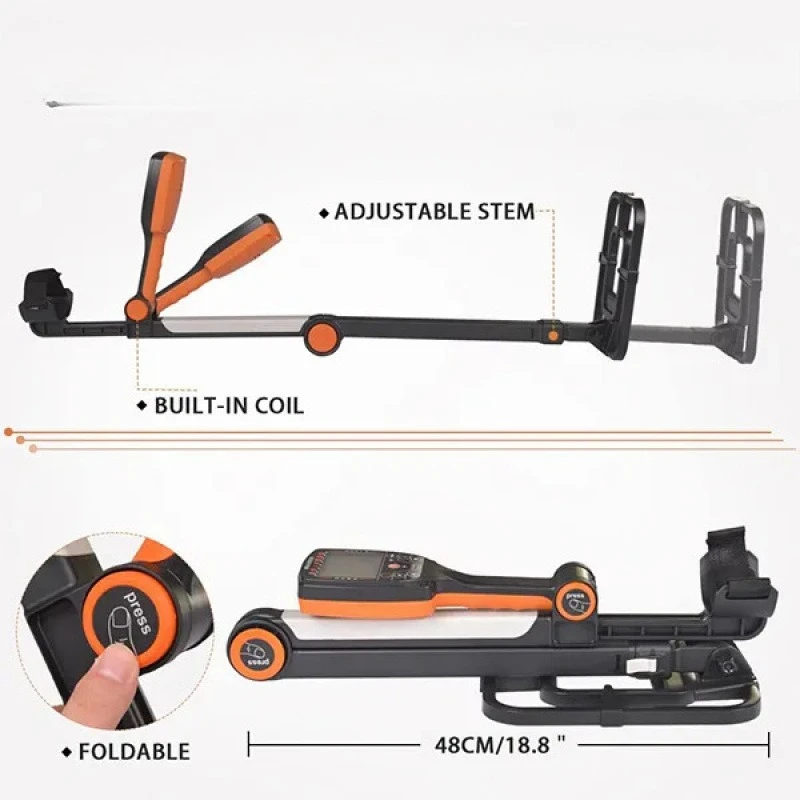 Metal Detector TX640 Gold Detector, Underground Metal Detector