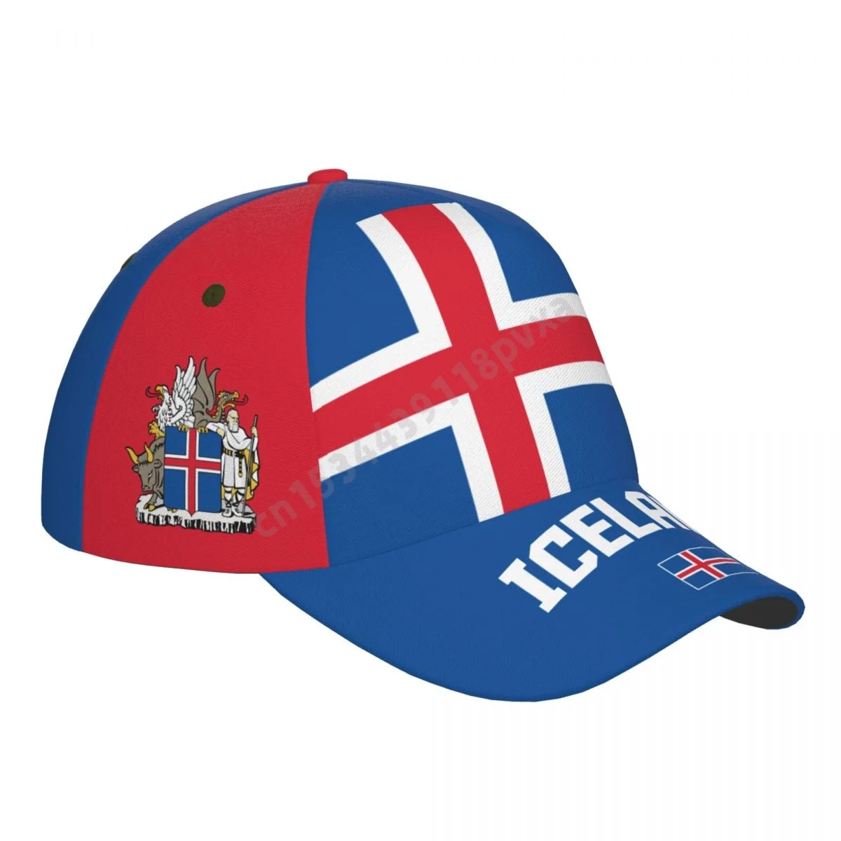 Unisex Iceland Flag Icelander Adult Baseball Cap Patriotic Hat for Baseball Soccer Fans Men Women