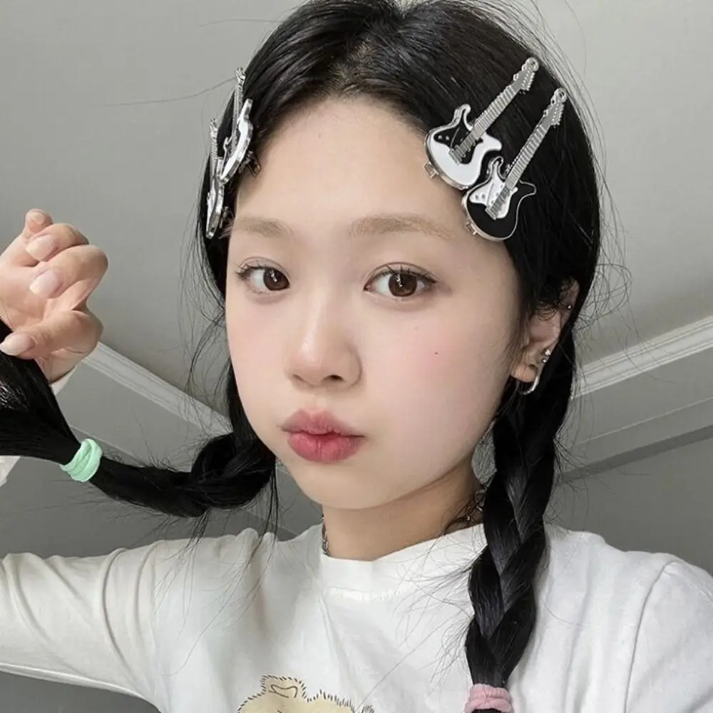 

2024, металлические металлические заколки для волос в форме гитары, мини-заколка для волос Y2k, заколка для волос в виде утконоса, заколки, винтажные заколки для волос для девочек