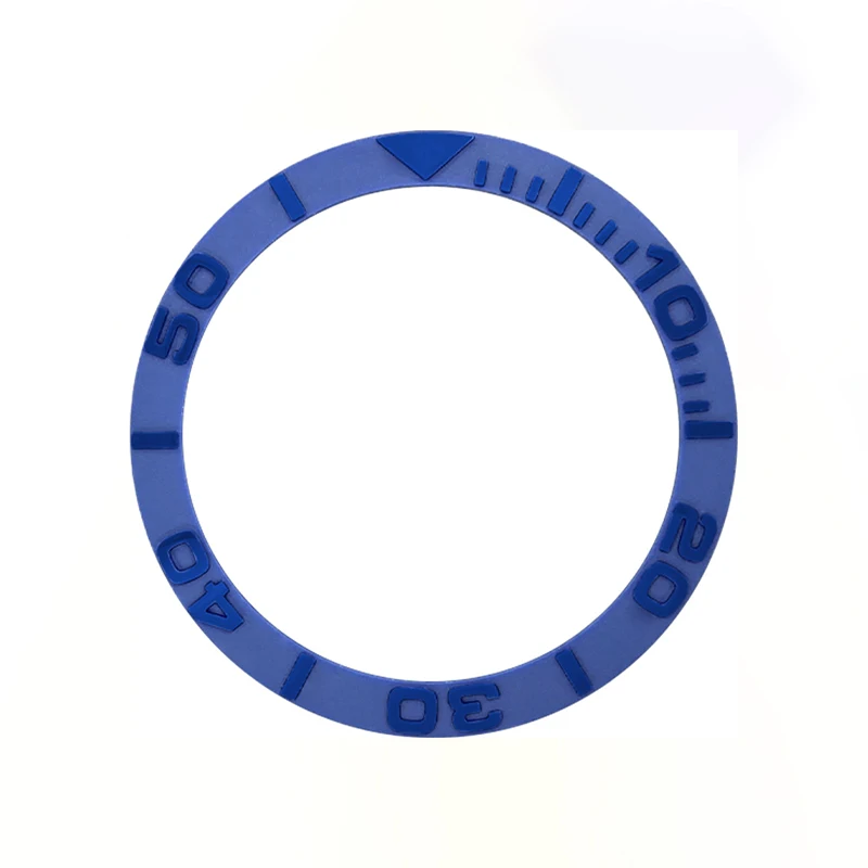 38mm Outer Diameter Curved Ceramic Arabic Bezel Insert Ring Replacement Fit SKX007 SKX009 SRPD GMT Watch Case NH35 NH36 Movement