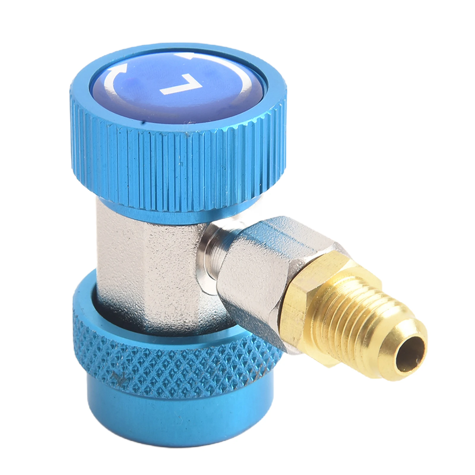 High Flow Design Solid Brass Construction Air Conditioning Adapter Quick Connect Air Conditioning Adapter Air Conditioning