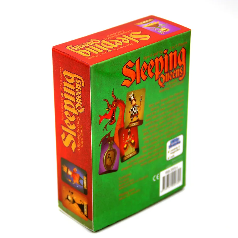 Full English Sleeping Queens Board Game Card Family Gift Wake Up Queen Strategy Game Fun Childrens Game Card