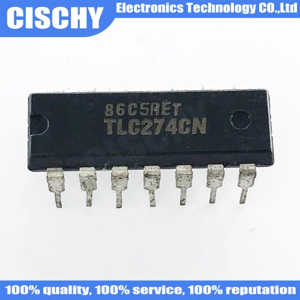 10pcs/lot TLC274 TLC274CN 274CN DIP-14 In Stock