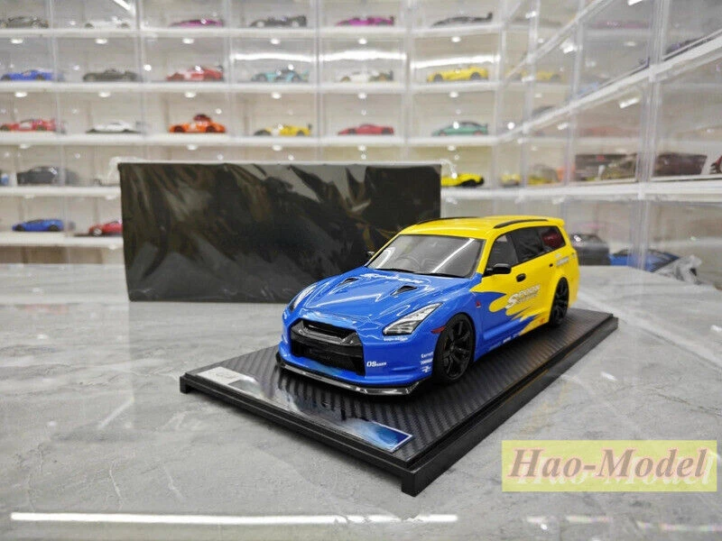 IVY 1:18 per NISSAN STAGEA GTR R35 resina pressofuso modello di auto ornamenti giocattoli ragazzi compleanno Hobby Display Collection Travel Edition