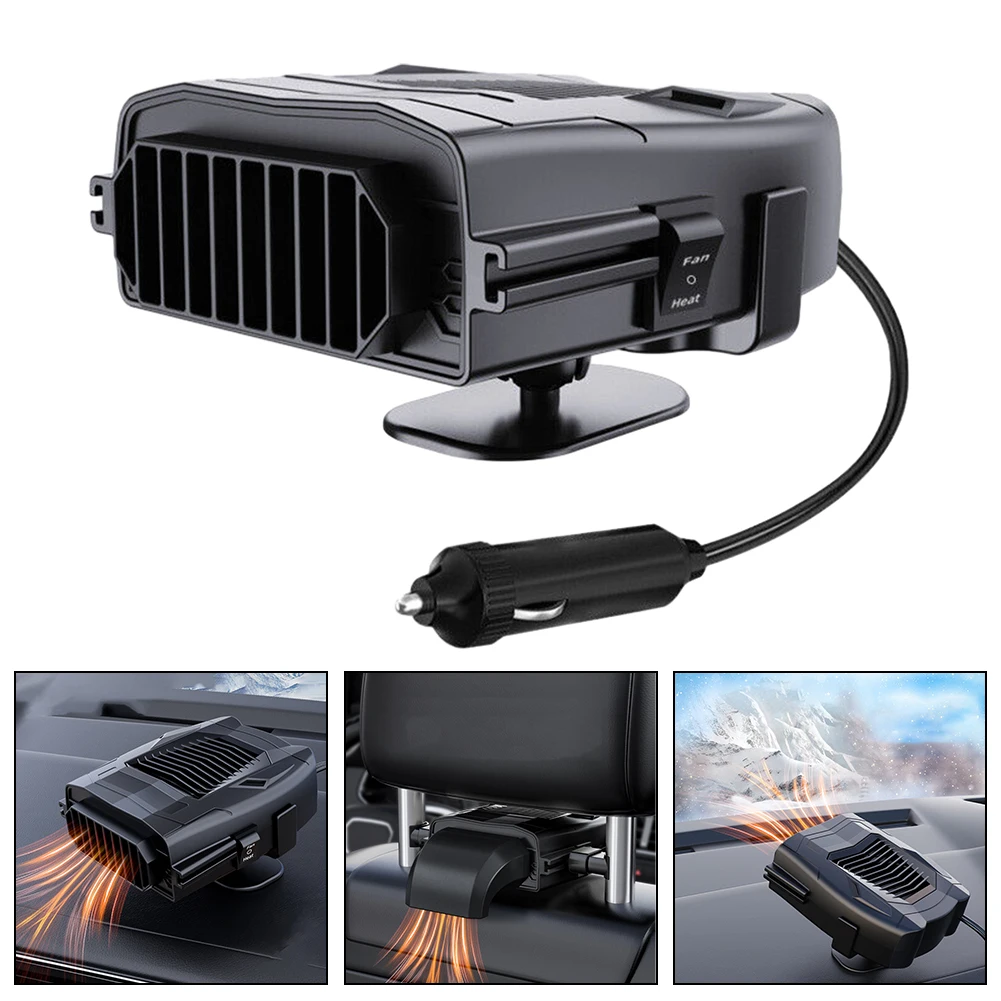 Mini Auto Heater 12V Draagbare Elektrische Verwarming Fan Defogger Ontdooier Efficiënte Verwarming en Koeling voor Jaar Ronde Comfort