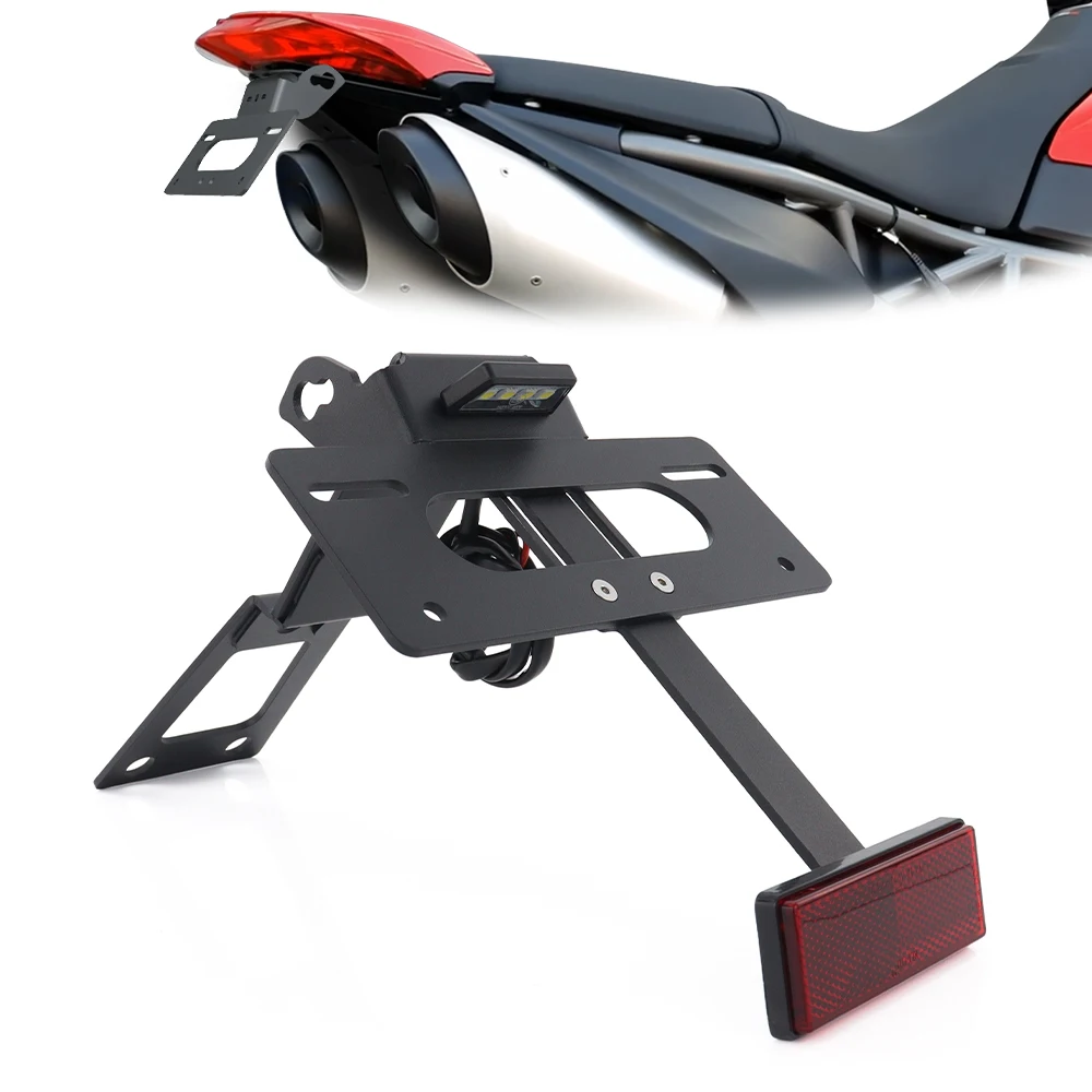 Motorcycle License Plate Holder Rear Tail Tidy Fender Eliminator Hypermotard 950 2019 2020 2021 2022 2023 2024 2025 For Ducati