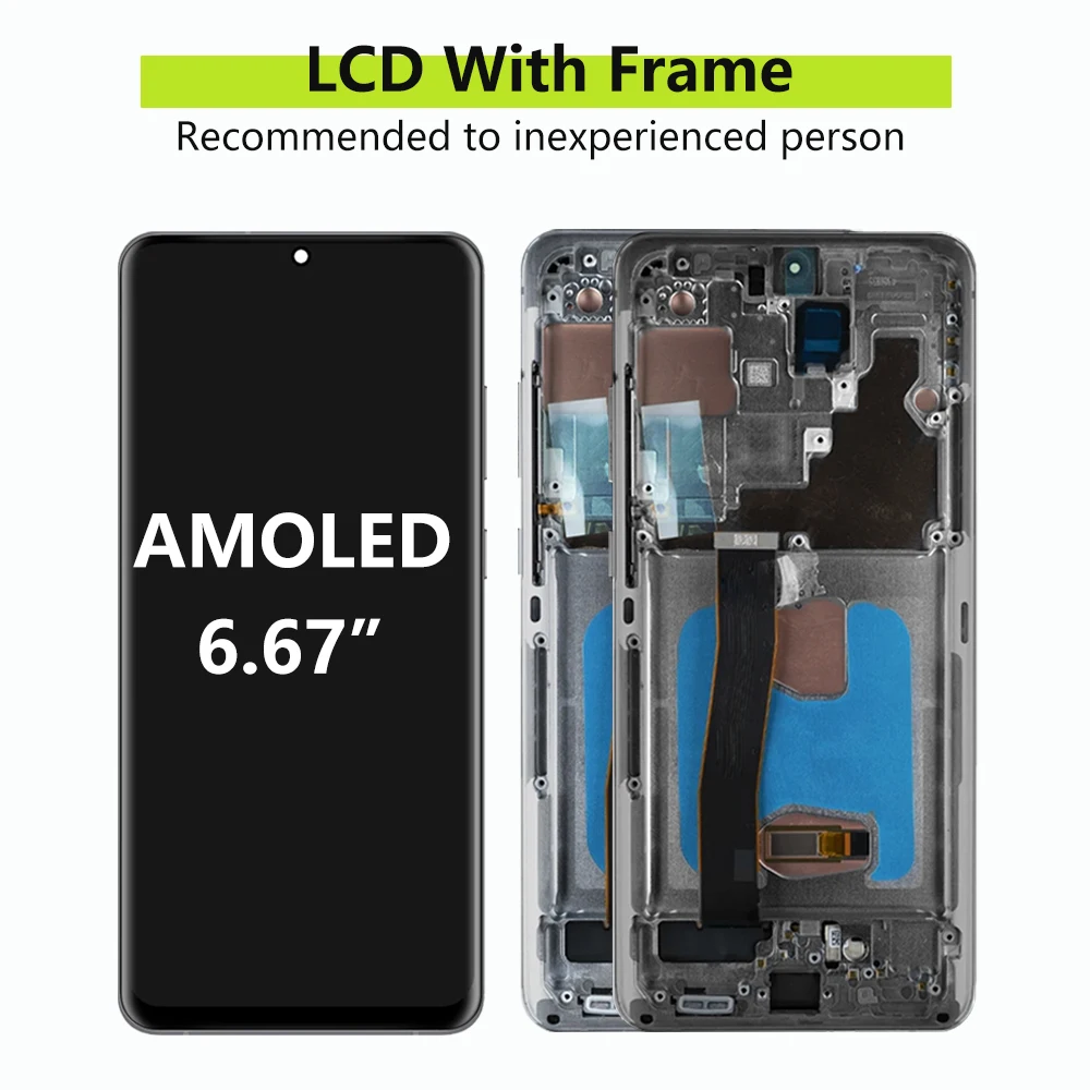 AMOLED S20 Ultra LCD Display Screen For Samsung Galaxy S20 Ultra 5G G988B G988U G988N LCD Display with Touch Screen Digitizer