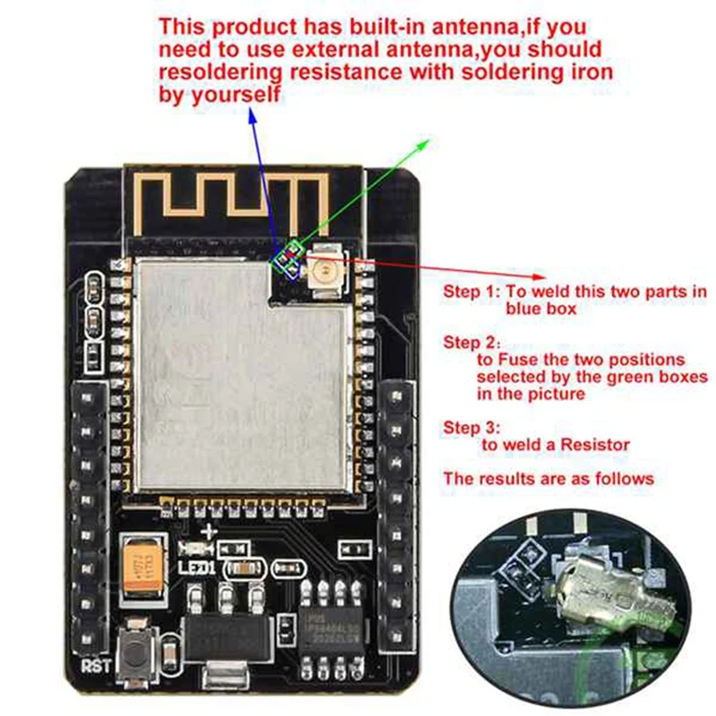 ESP32-CAM-MB واي فاي OV2640 وحدة الكاميرا وحدة بلوتوث 5 فولت CH340G Nodemcu FT232RL USB إلى TTL محول + 40Pin سلك توصيل معزز