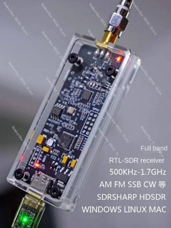 Open Source RTL-SDR L6 Full Band Software Radio Receiver RTLSDR Multifunction Radio