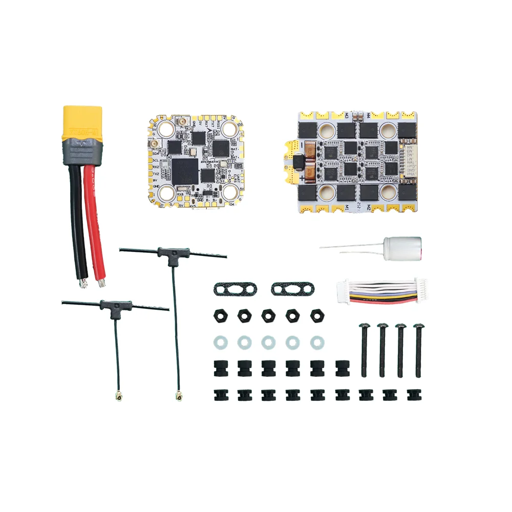 

HDZero Halo Stack 20x20 мм - MPU6000 / ICM42688 H7 + AM32 70A