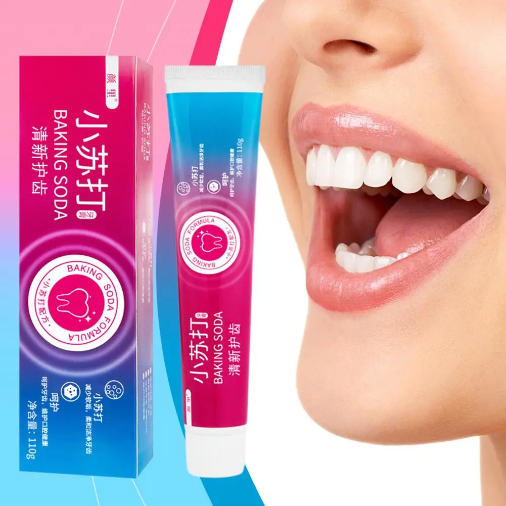 5Pcs Bicarb Whitening Stain Removal Toothpaste Freshens Breath Improves Yellow Teeth Bicarb Toothpaste Fresh Care