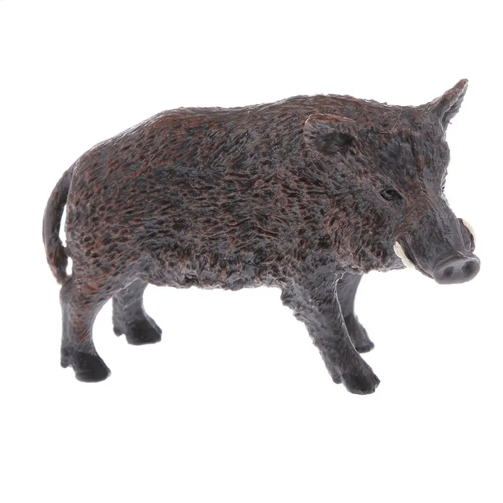 Wild Life Wild Boar Toy Figurine PVC Figures NEW For Home Decoration Collectible Toys for Animal Lovers Kids Birthday gift