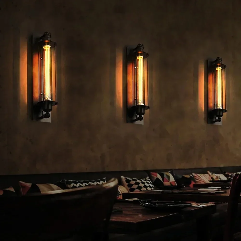 

Wall Lamp Loft s For Sconces Iron Industrial Vintage Pub Retro Bedroom Corridor Restaurant