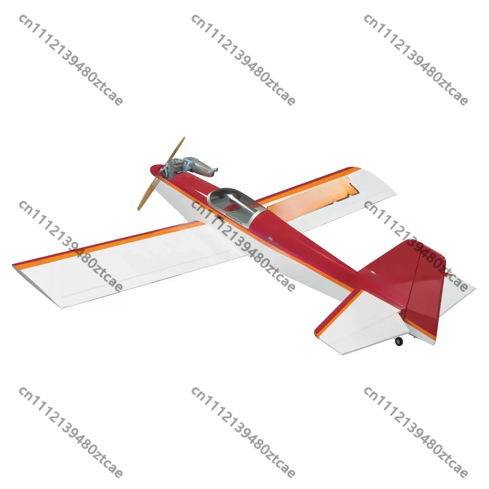 52.5 Inch Low Wing Sport RC Fixed Wing Aircraft ARF Balsa Wood Airplane, Support .40-.55 Two-Stroke Glow Engine